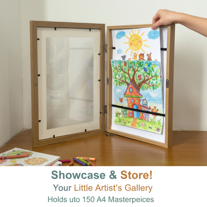 Set of 2 Artwork Display & Storage Frame A4