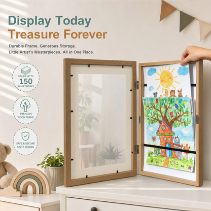 Set of 2 Artwork Display & Storage Frame A4