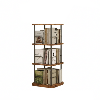 3-Tier 360° Rotating Display Book Shelf