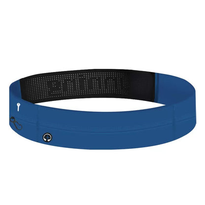 Running Belt - Slim Invisible Sports Waistband Blue