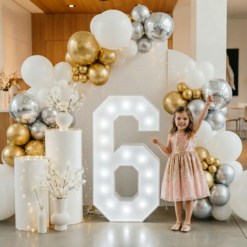 Light Up Number for Party Decor