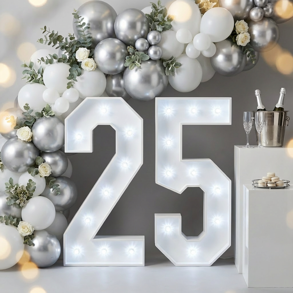 Light Up Number for Party Decor