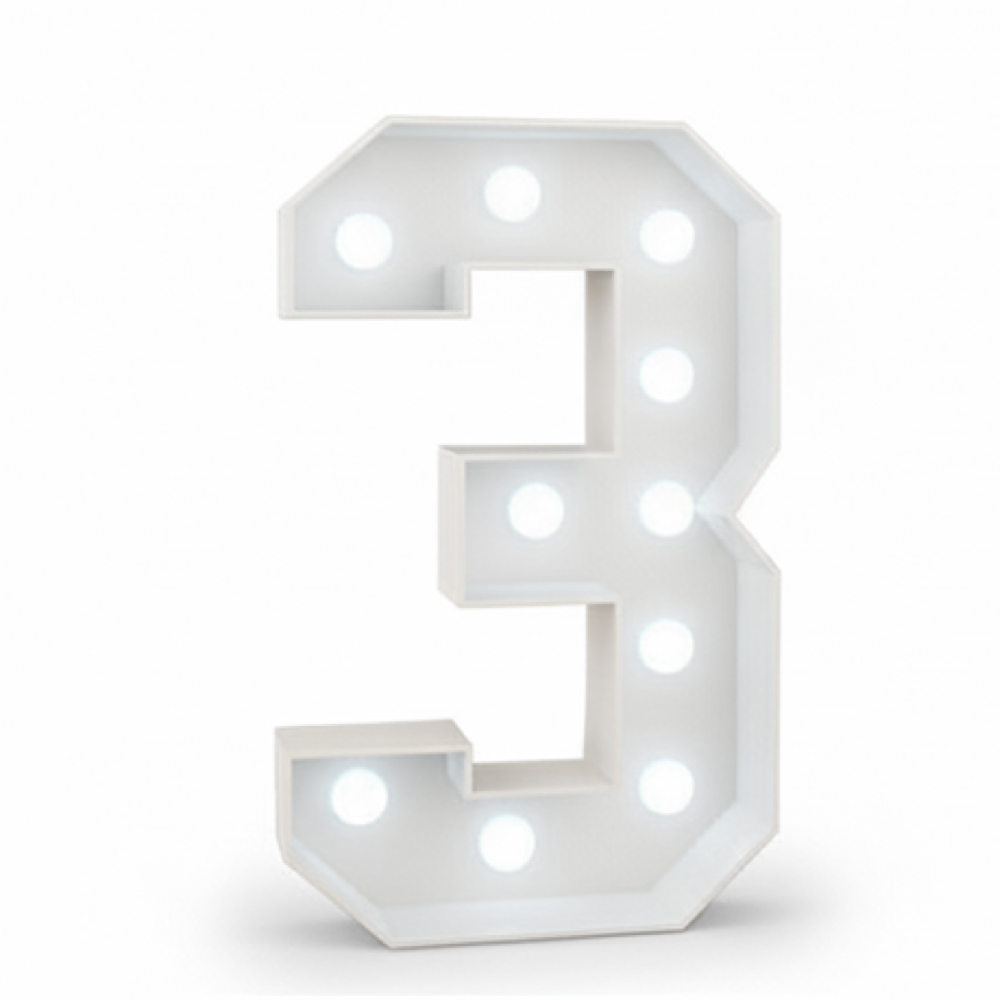Light Up Number for Party Decor