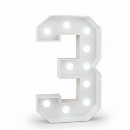 Light Up Number for Party Decor