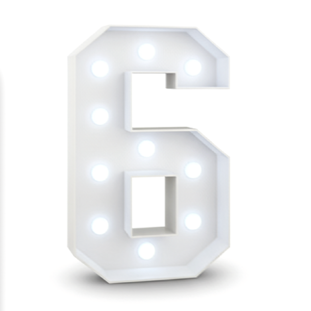 Light Up Number for Party Decor
