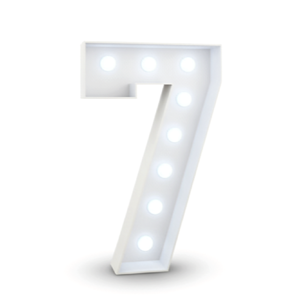 Light Up Number for Party Decor