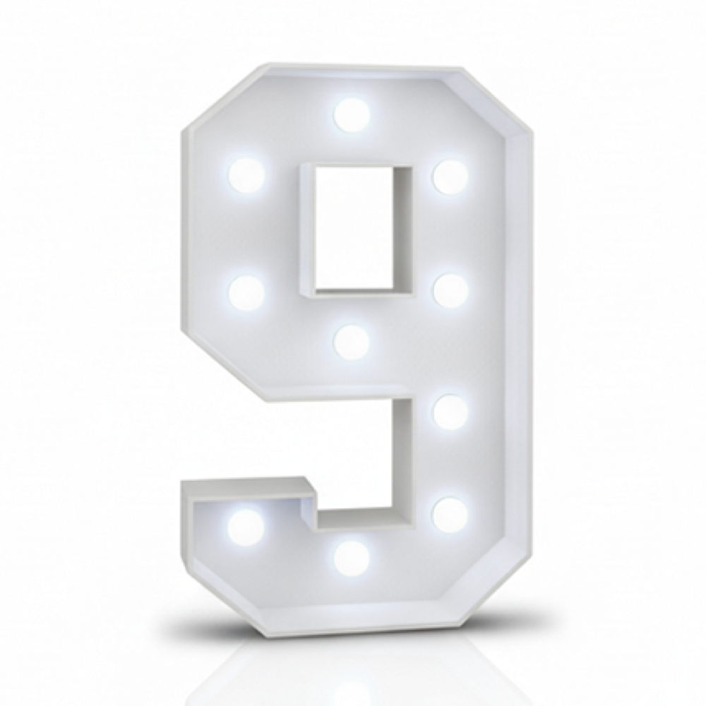 Light Up Number for Party Decor