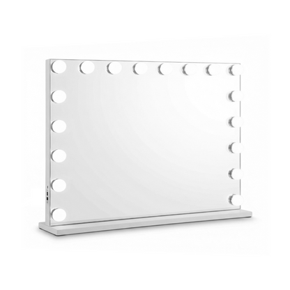 Hollywood Vanity Mirror with Dimmable Lights 80x60cm