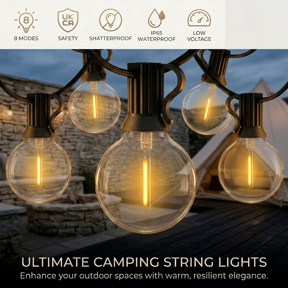 Solar Camping String Lights