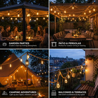 Solar Camping String Lights 8m
