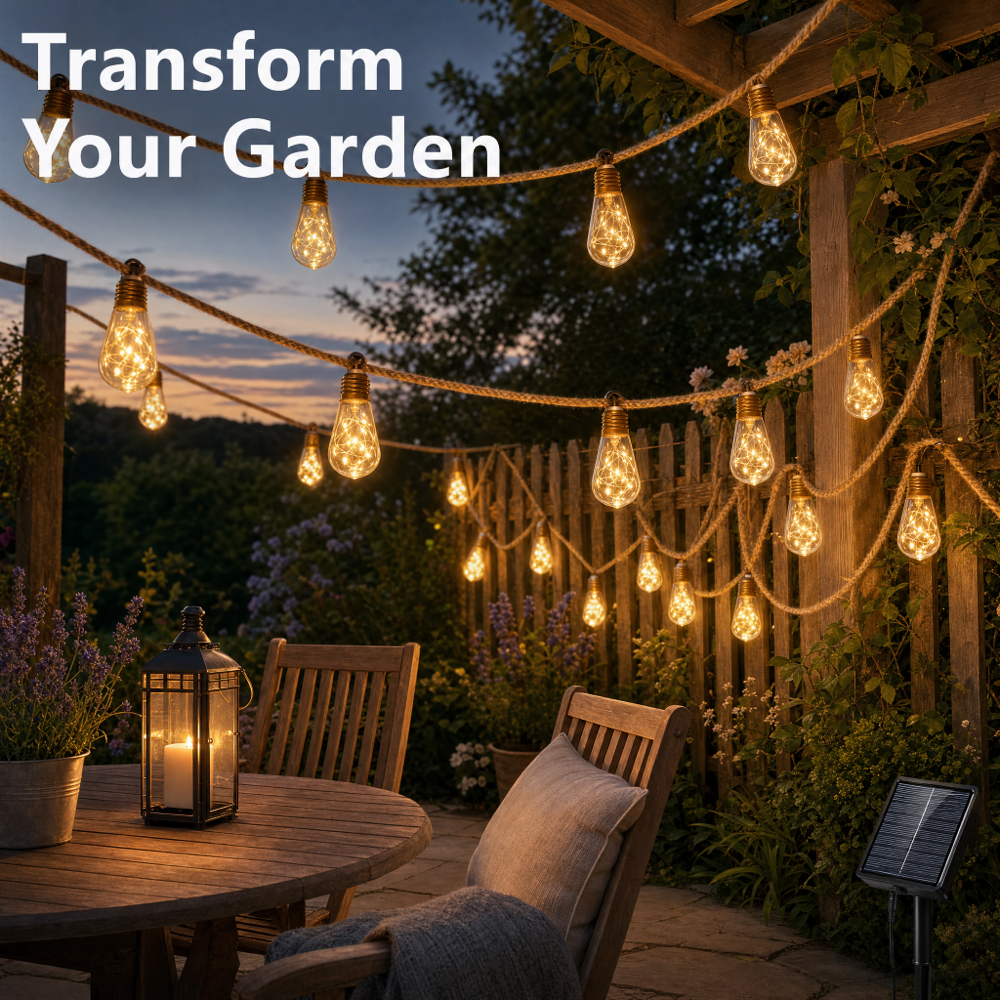 Solar Camping String Lights 8m