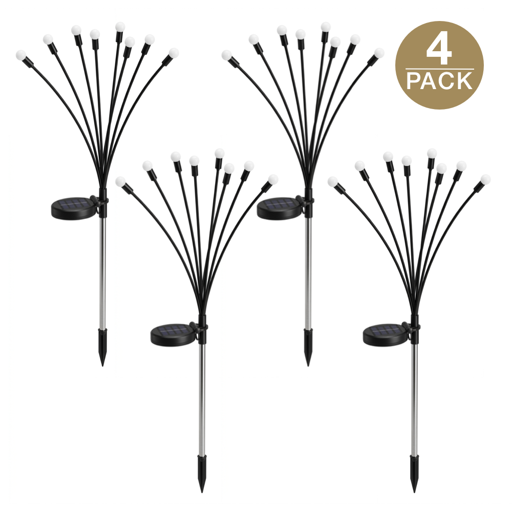 2/4 pcs Solar Firefly Lawn Lights Set