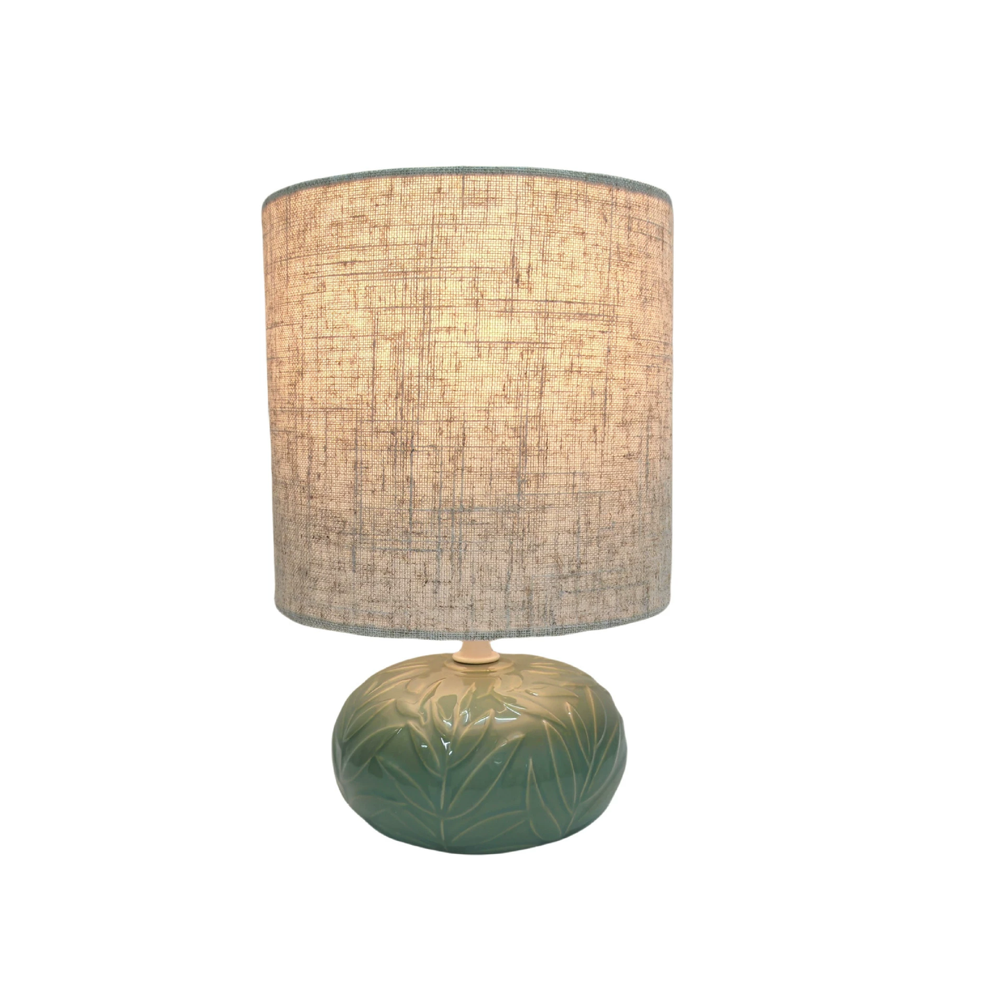 Embossed Ceramic Bedside Table Lamp
