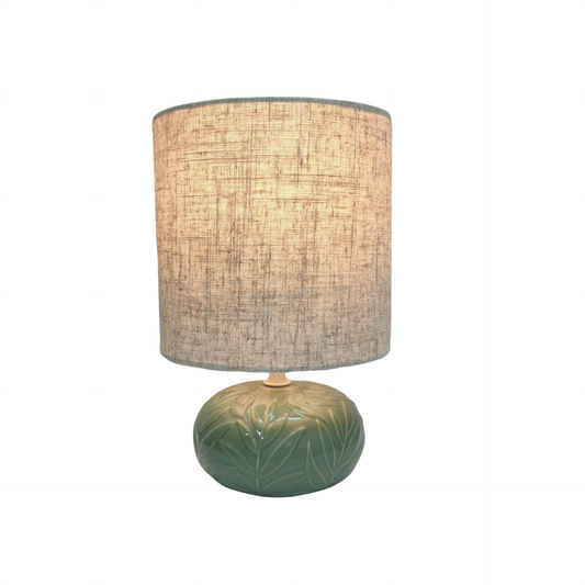 Embossed Ceramic Bedside Table Lamp