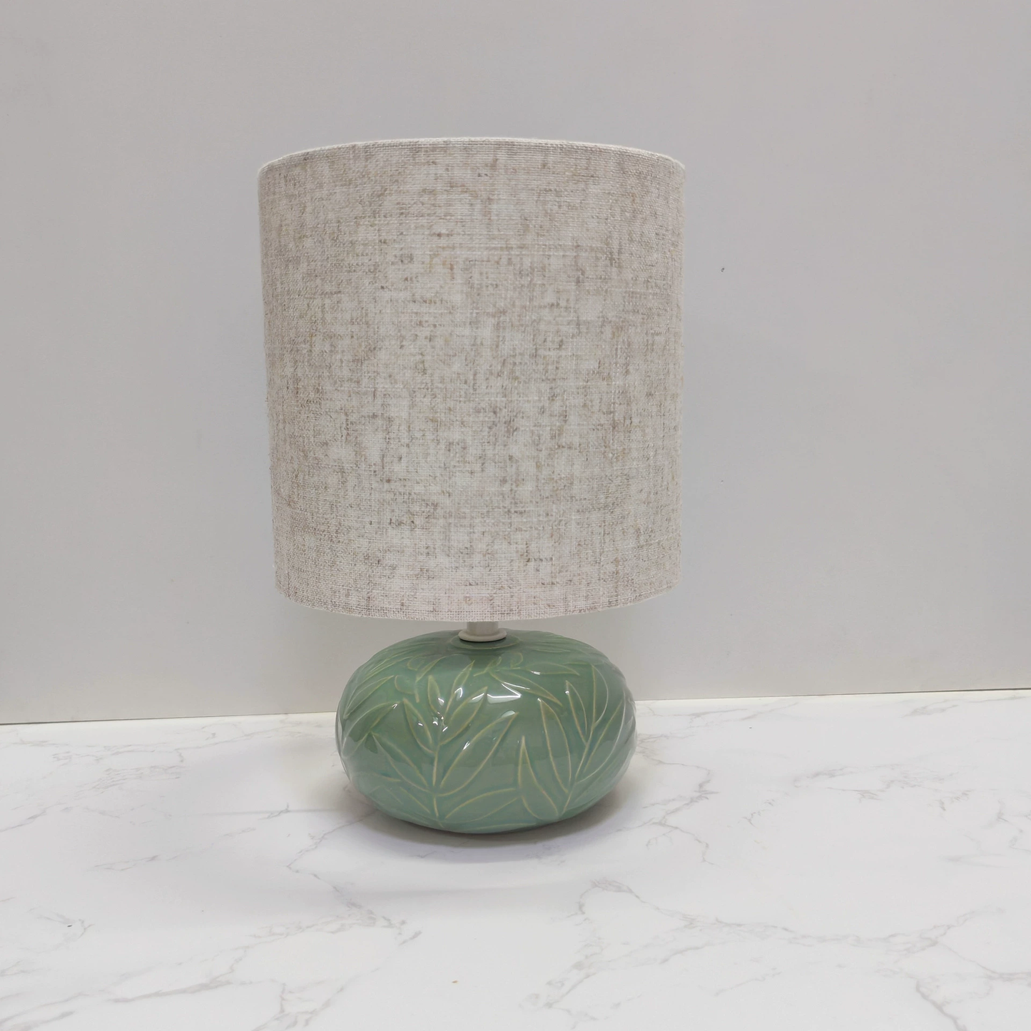 Embossed Ceramic Bedside Table Lamp