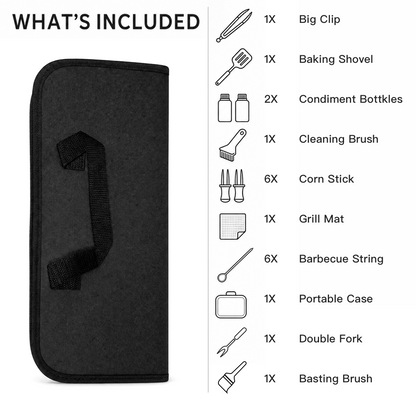 Set of 20 BBQ Tool Set