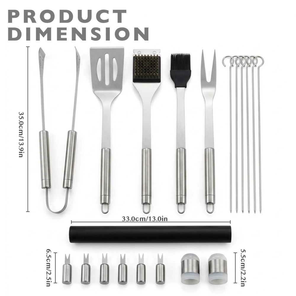 Set of 20 BBQ Tool Set
