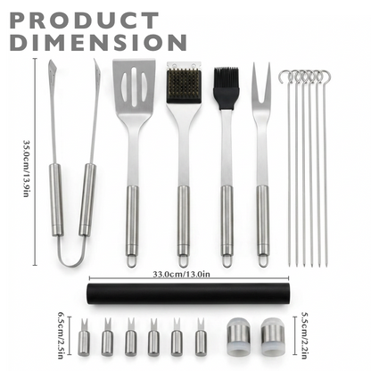 Set of 20 BBQ Tool Set