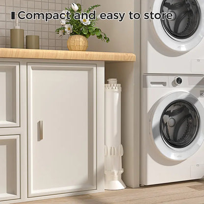 Octopus-Style Folding Drying Rack with Clips Compact
