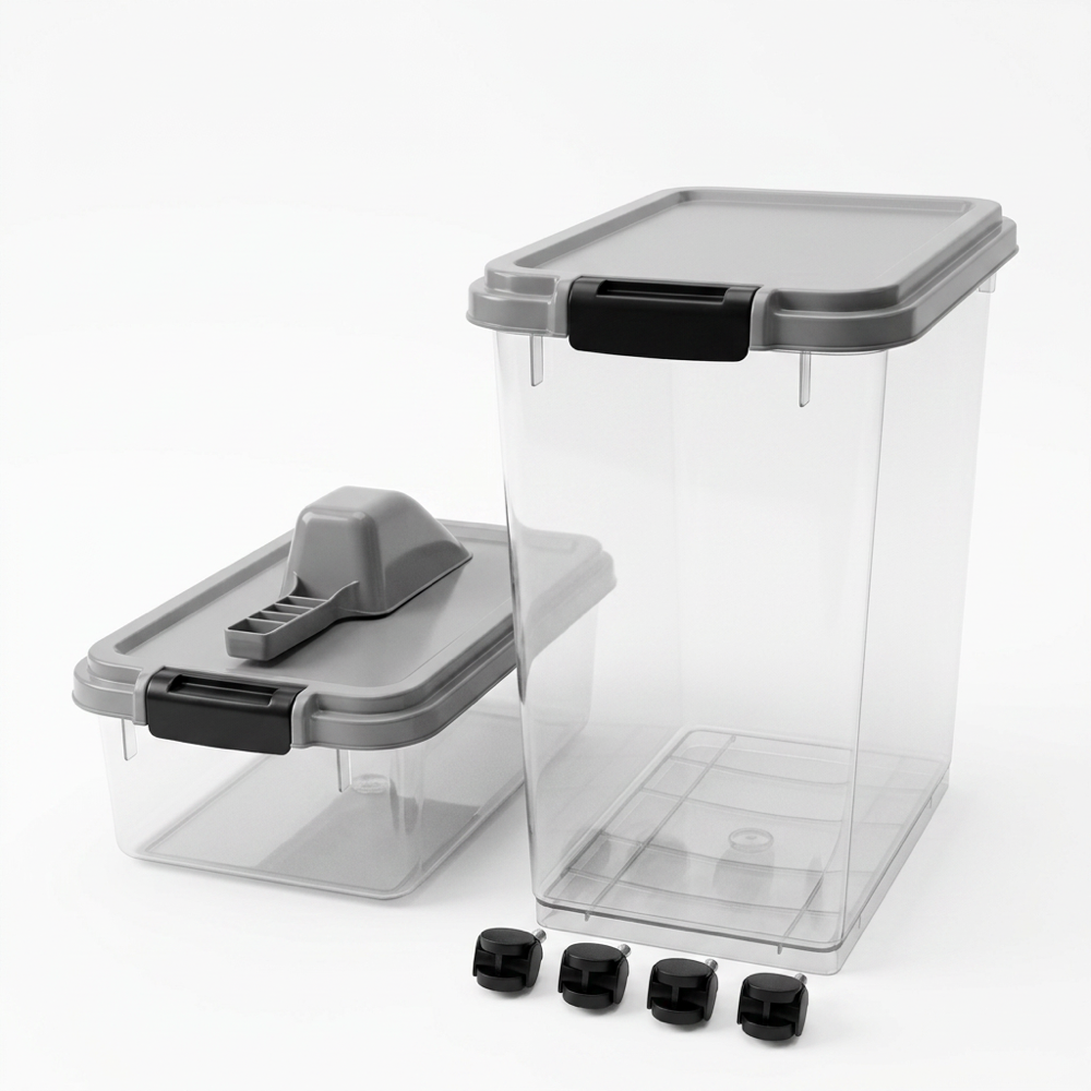 2-in-1 Pet Food Storage Container