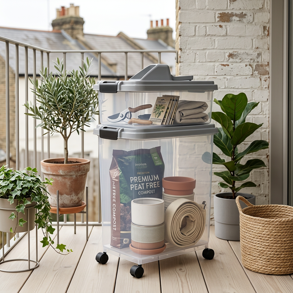 2-in-1 Pet Food Storage Container