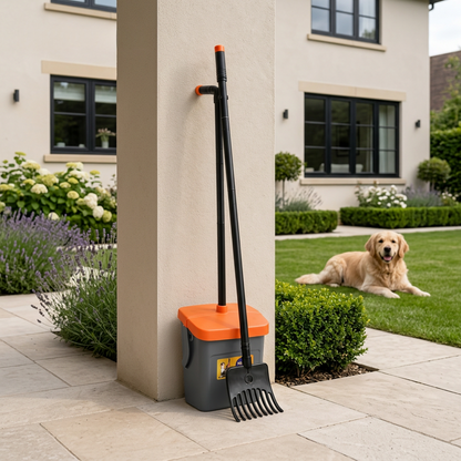 Long Handle Pet Poo Scooper & Rake Set