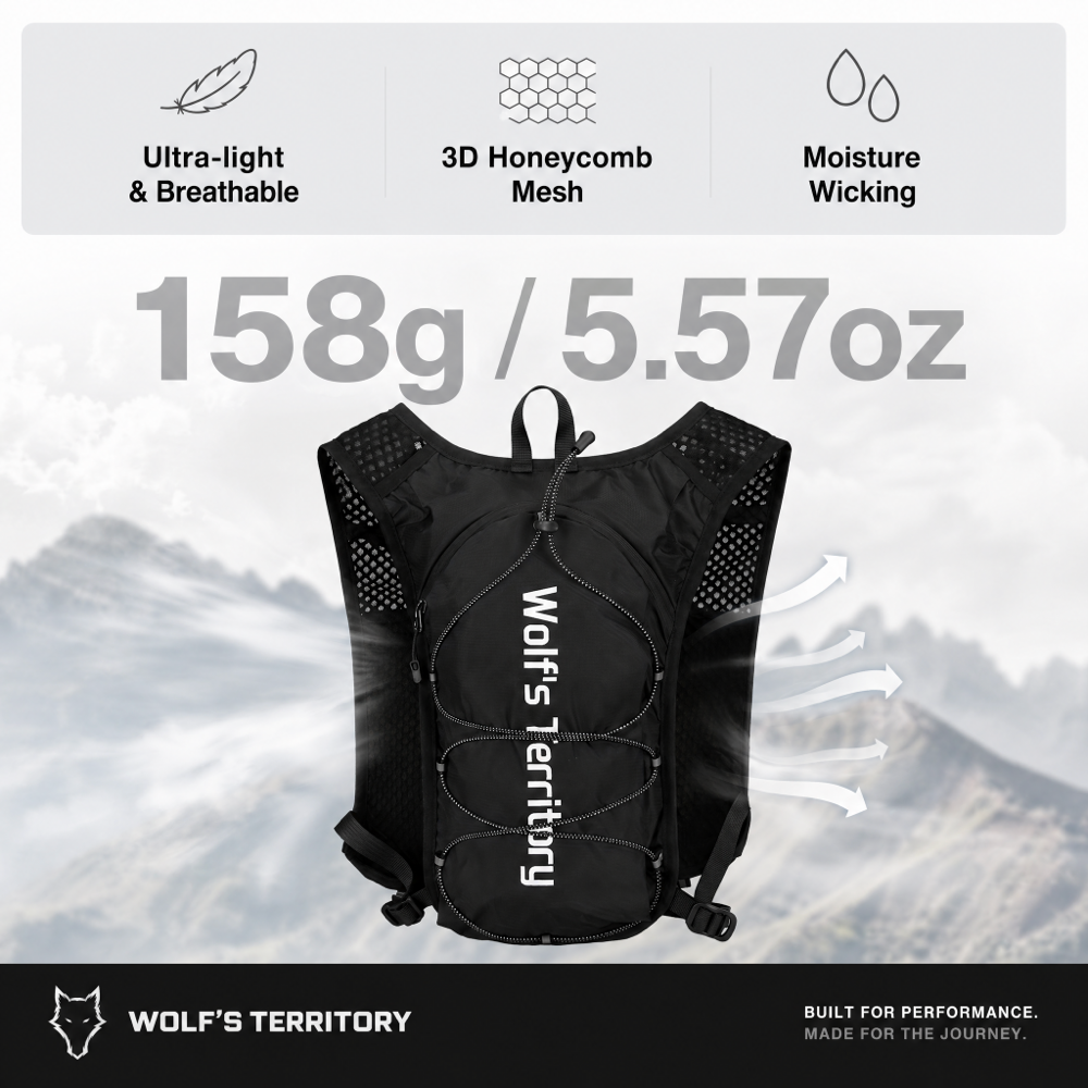 Lightweight Running Hydration Vest Backpack