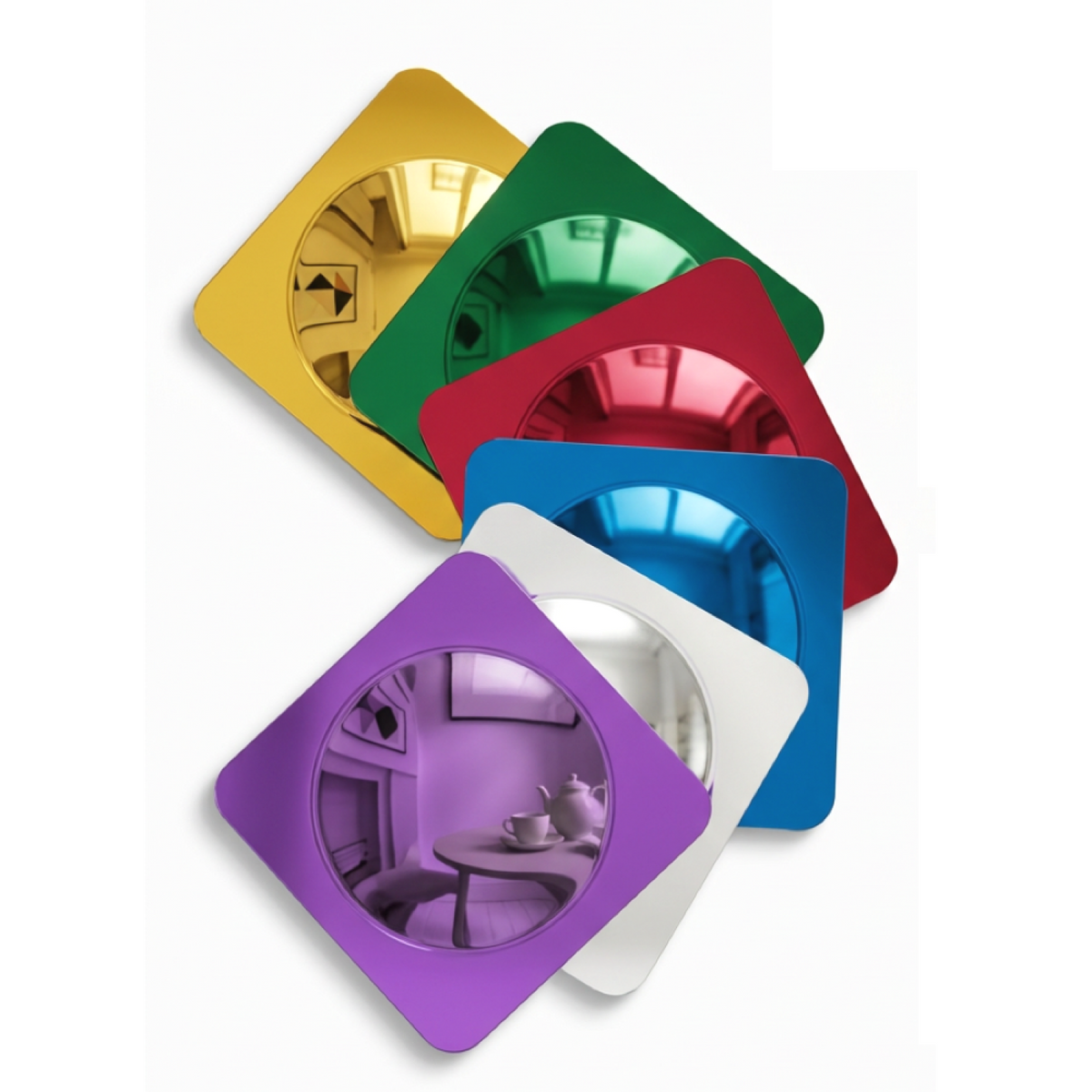 Set of 6 Sensory Bubble Mirror Decor