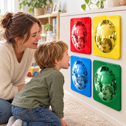 Set of 6 Sensory Bubble Mirror Decor