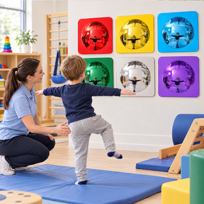 Set of 6 Sensory Bubble Mirror Decor