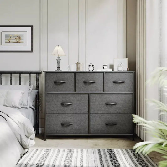 7 Fabric Drawer Chest of Drawers Clothes Storage Organiser