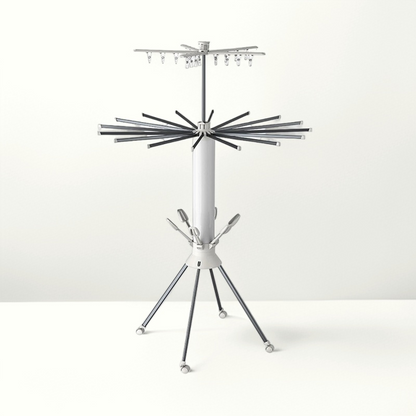 Octopus-Style Clothes Drying Rack with Clips Compact