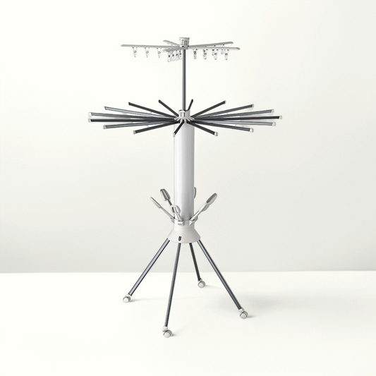 Octopus-Style Clothes Drying Rack with Clips Compact