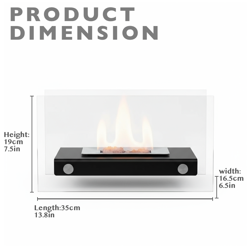 Table Top Bio Ethanol Fireplace