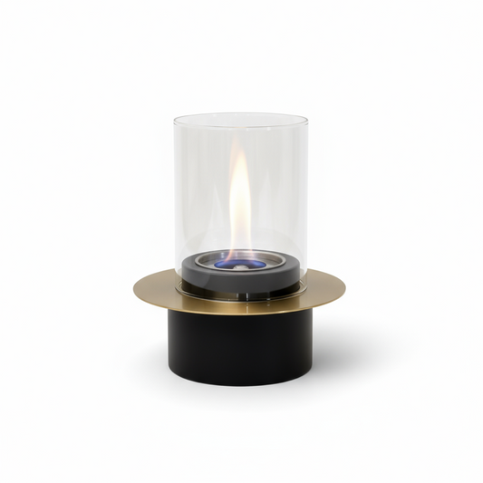 Table Top Bio Ethanol Fireplace Gold
