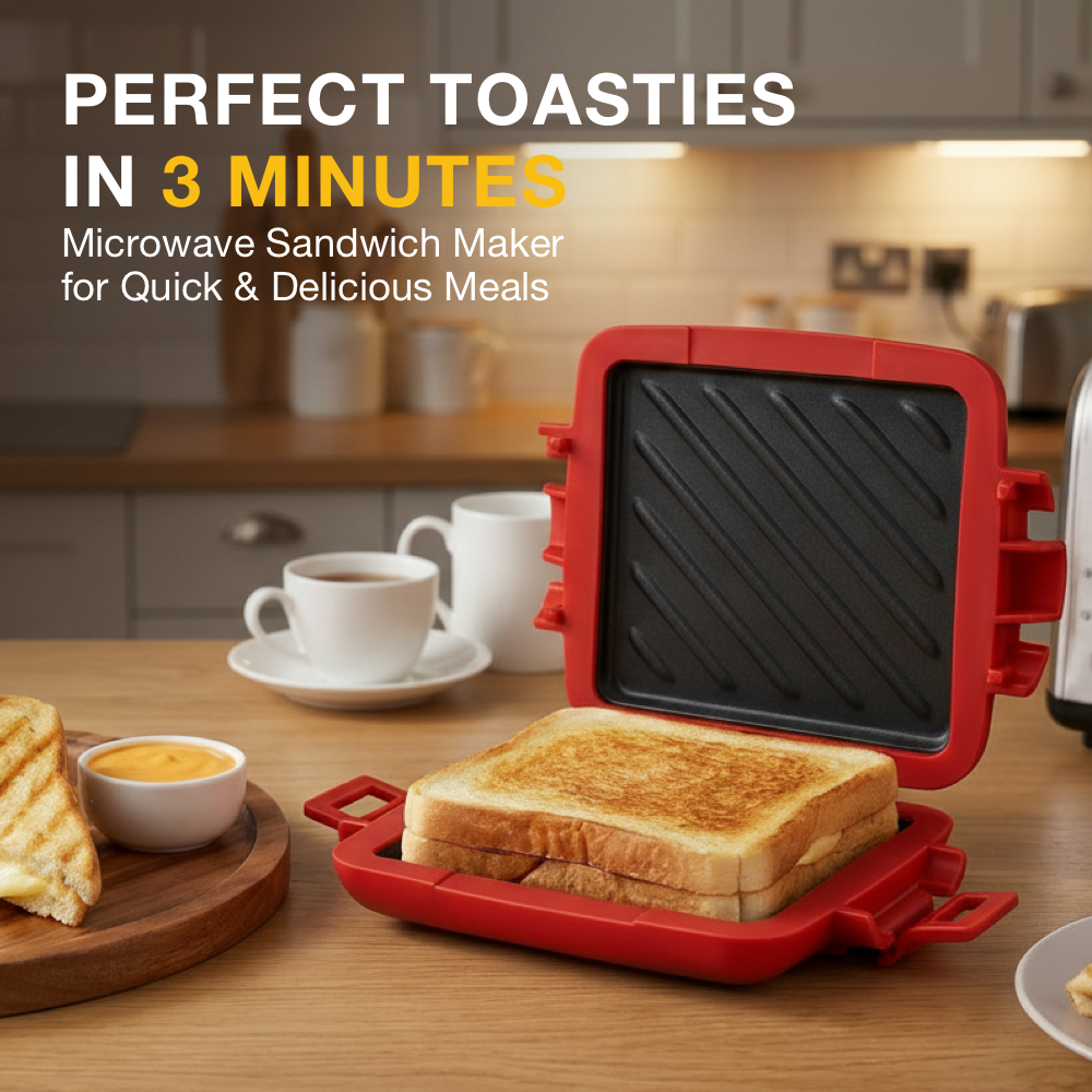 Microwave Toastie sandwich Grill and Maker