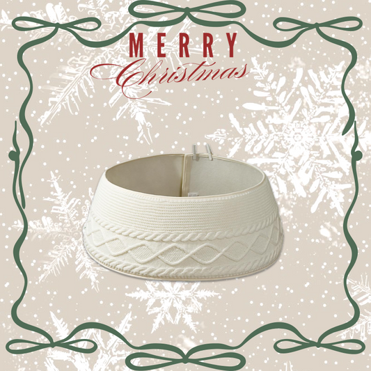 Soft Knitted Christmas Tree Collar Skirt