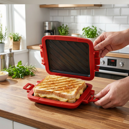 Microwave Toastie sandwich Grill and Maker