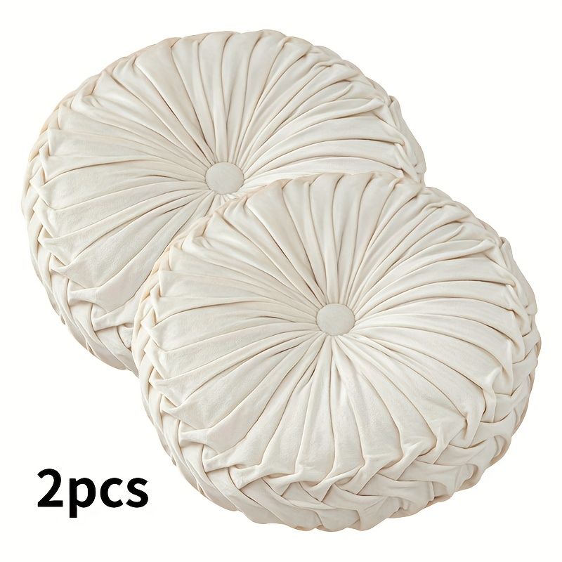 2pcs Soft Velvet Throw Pillows Sofa Cushion