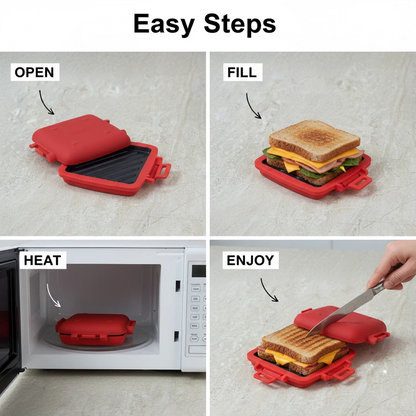 Microwave Toastie sandwich Grill and Maker