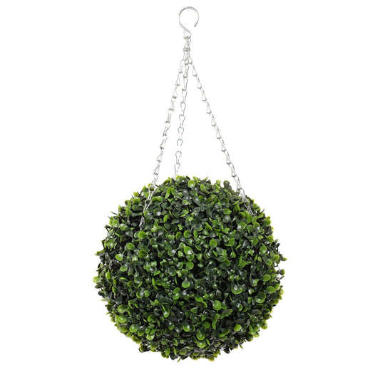Hanging Artificial Boxwood Topiary Ball 40CM