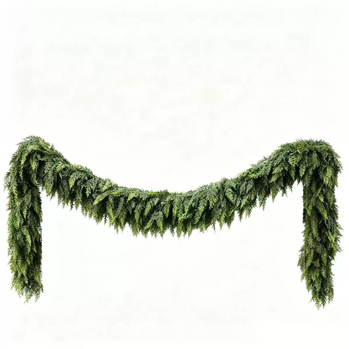 9ft Soft Christmas Garland Cedar Pine