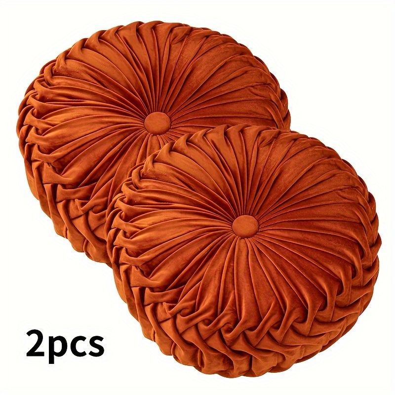 2pcs Soft Velvet Throw Pillows Sofa Cushion