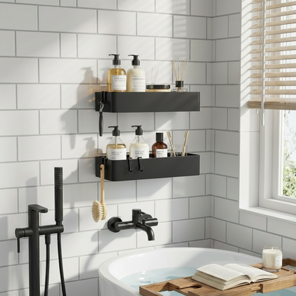 2 Pack Rustproof Shower Caddy